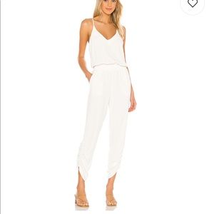Amanda Uprichard Lowell Jumpsuit in Ivory